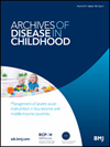 ARCHIVES OF DISEASE IN CHILDHOOD封面